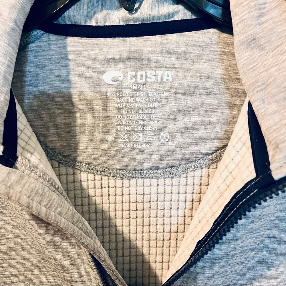 Costa Del Mar Men’s Off the Grid Quarter Zip Pullover NWT - Picture 4 of 7